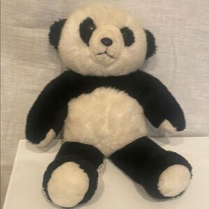 Plush Panda Bear Toy - Black and White